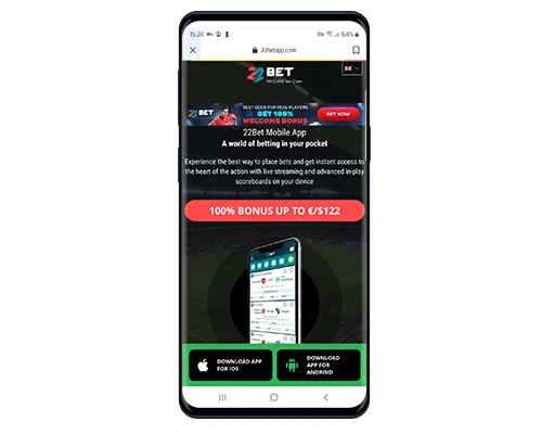 How to download a 22bet apk for android? (text + instruction)