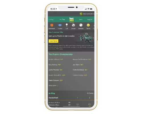 Bet365 App Betting Categories