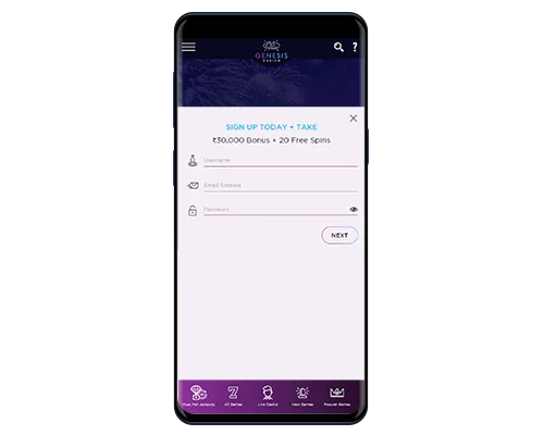 Genesis casino app installation process