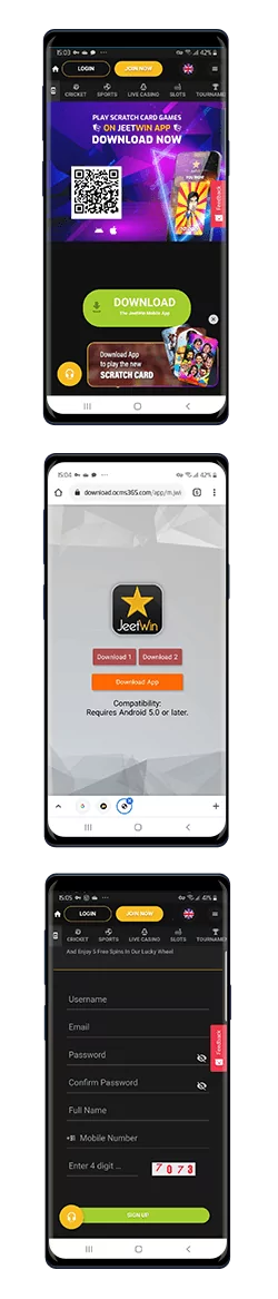 How to download a Jeetwin apk for android? (text + instruction)