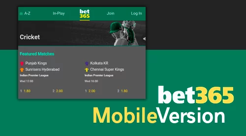 Bet365 Mobile Version