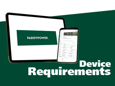PaddyPower app device Requirements