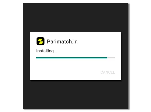 How to install parimatch on android